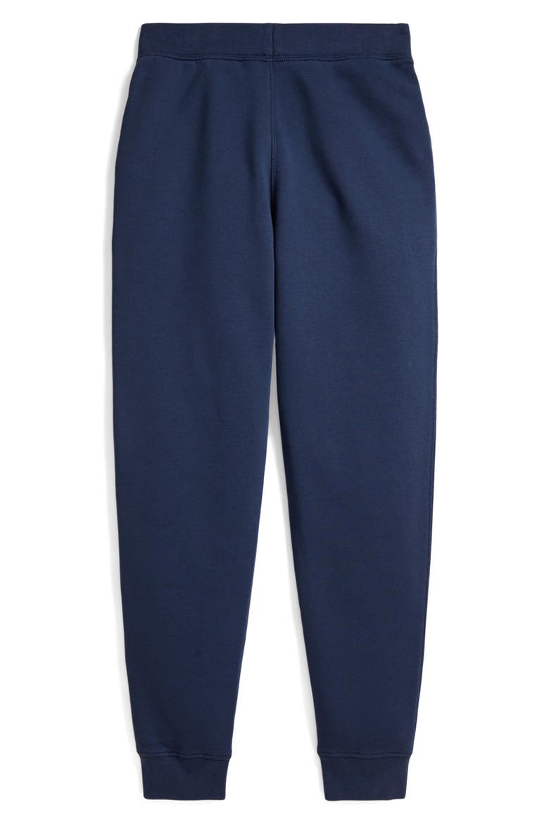 Kids' Cotton Blend Fleece Jogger Pants, Alternate, color, RUSTIC NAVY