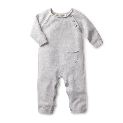 Baby Raglan Sweater Romper