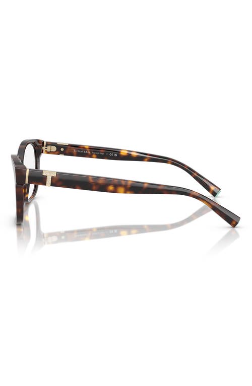 Tiffany & Co . 55mm Pillow Optical Glasses In Brown