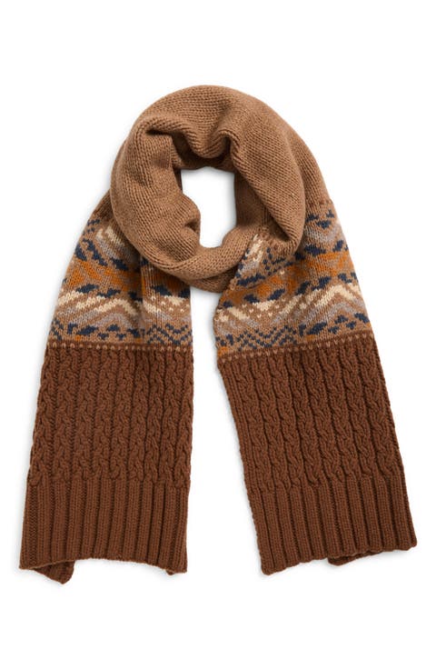 Mountain Fair Isle Scarf