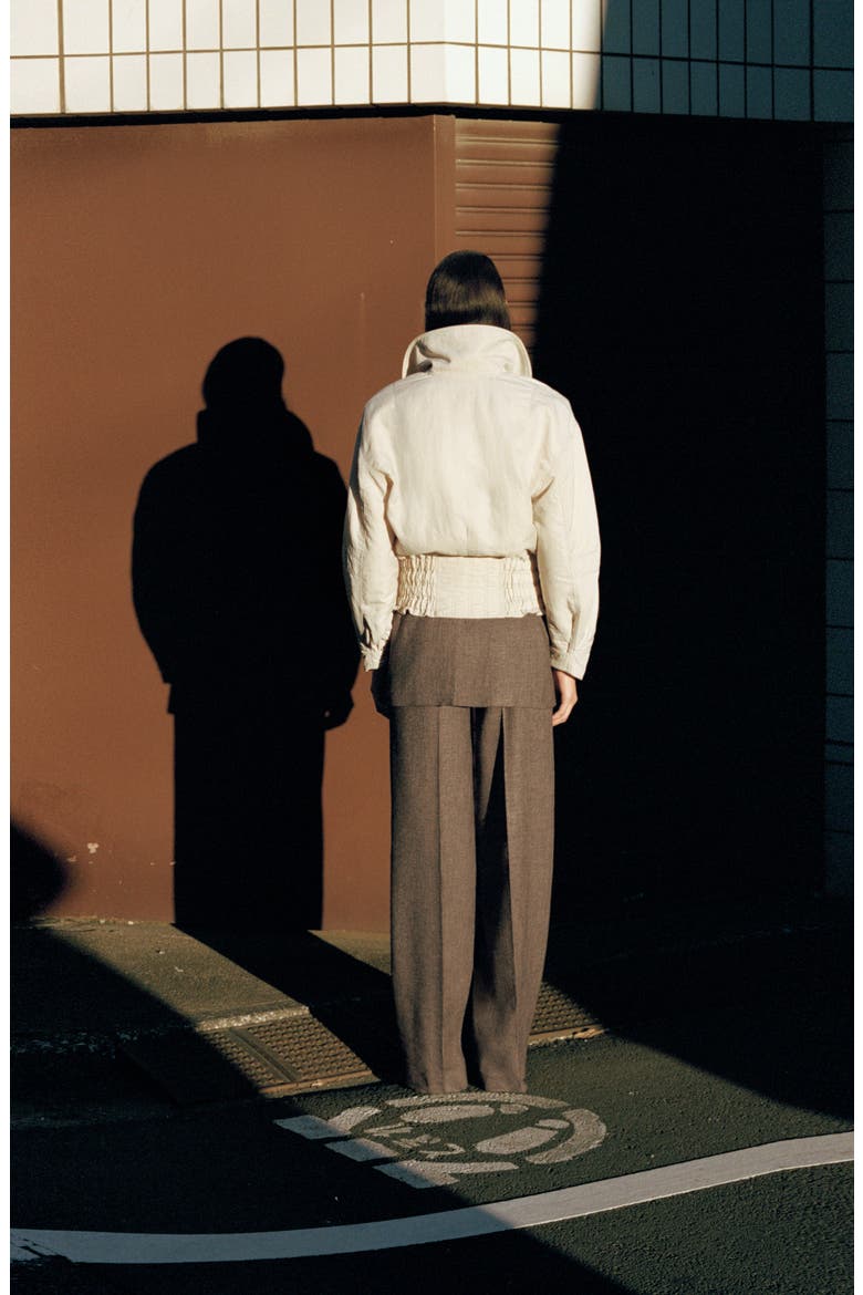 Flecked Suit Pants, Alternate, color, CHOCOLATE