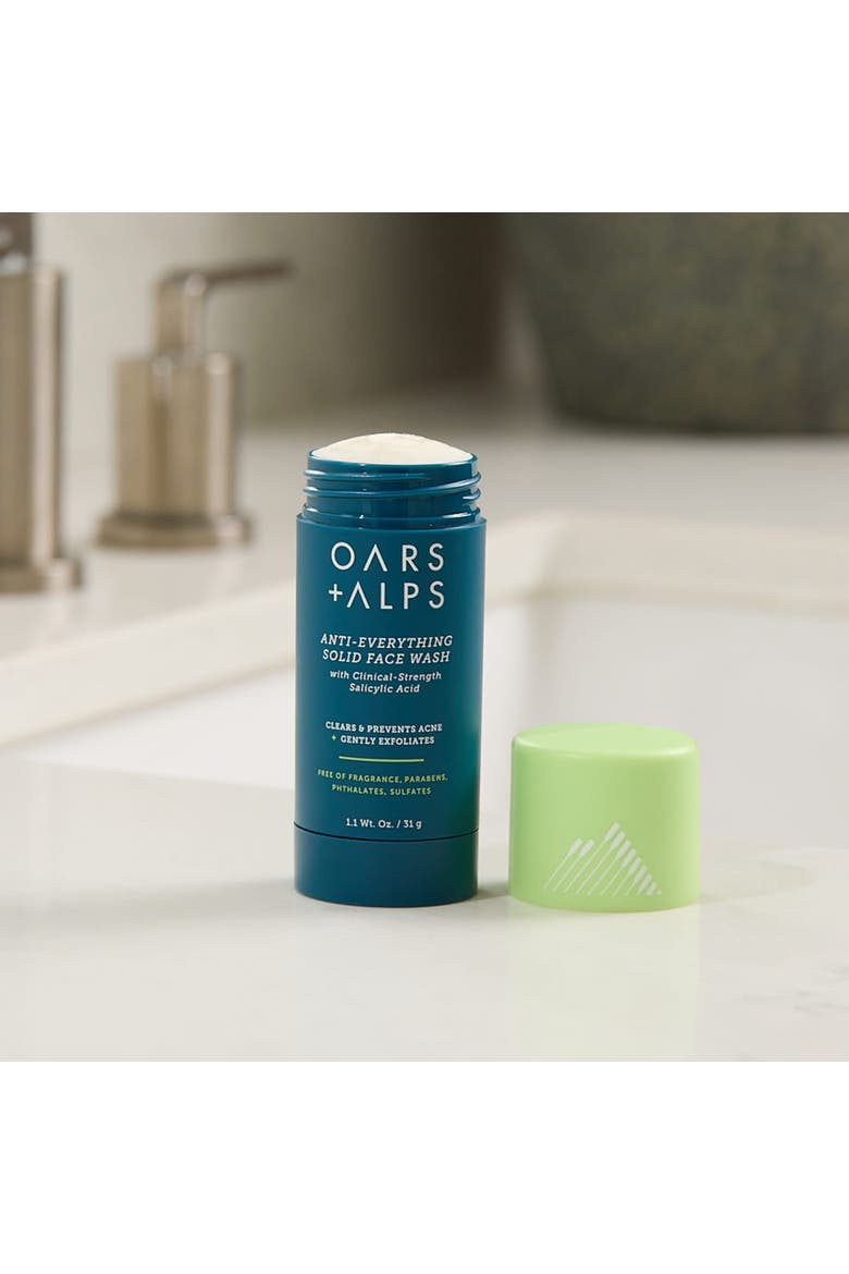Anti-Everything Solid Face Wash, Alternate, color, Blue