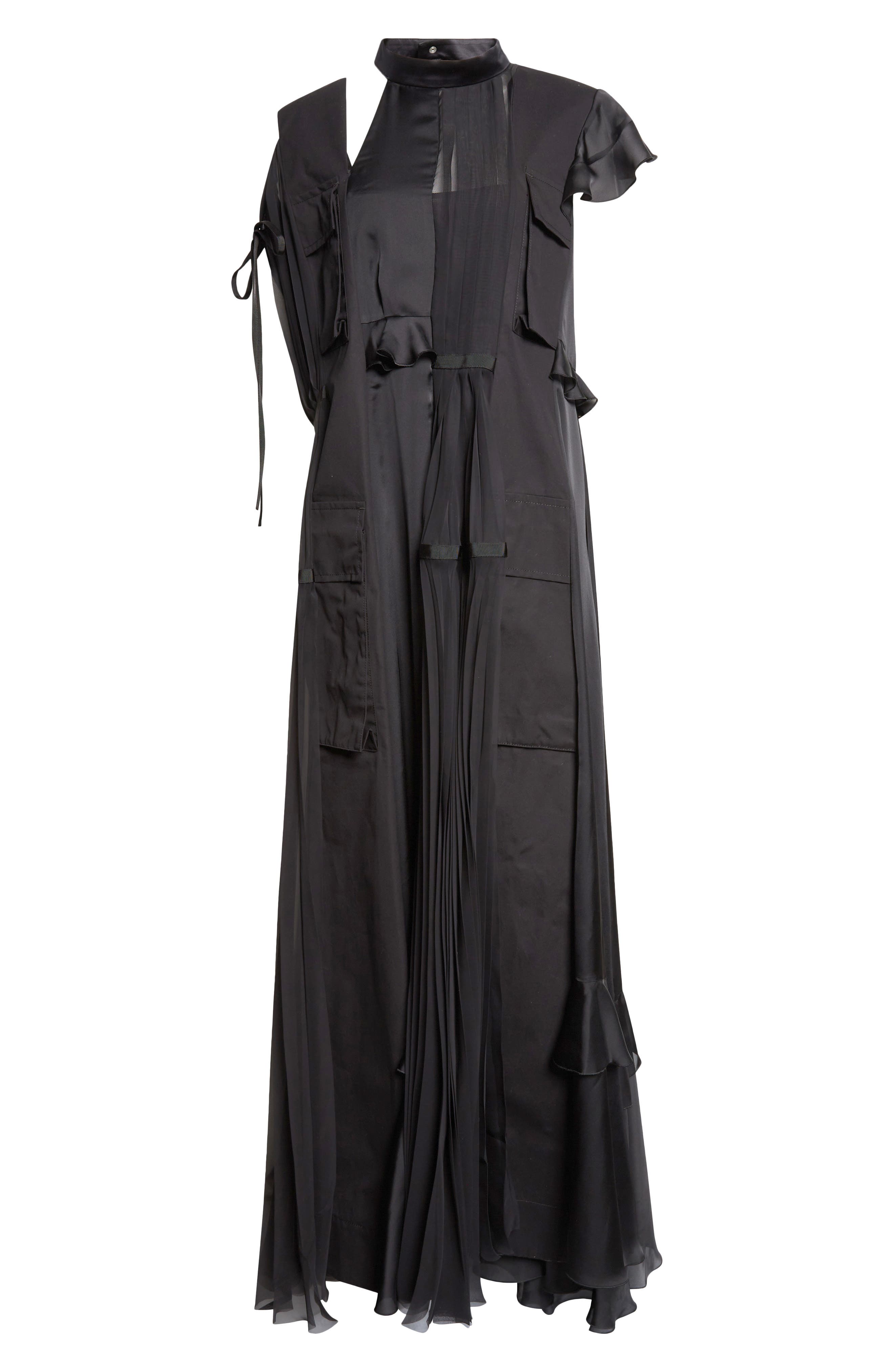 Mixed Media Maxi Dress