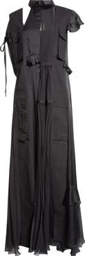 Sacai Mixed Media Maxi Dress