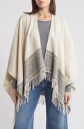 rag & bone Logo Embellished Wool Ruana