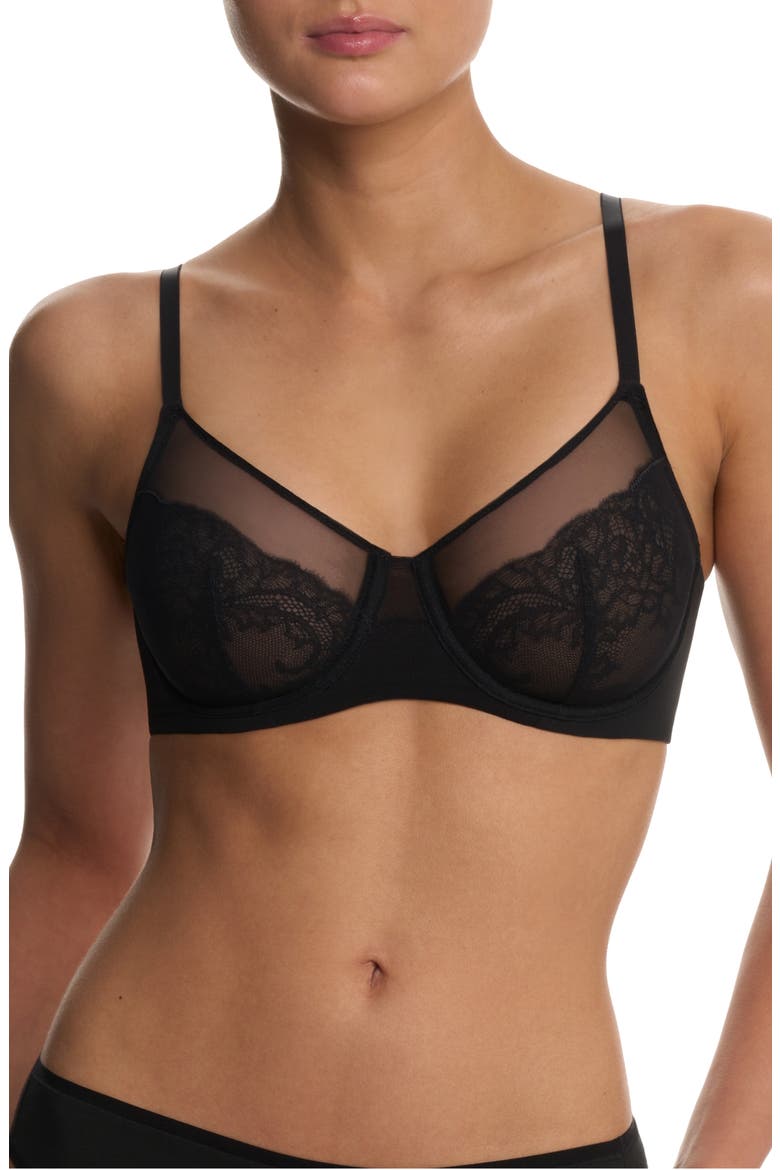 Radiance Underwire Unlined Bra, Main, color, BLACK