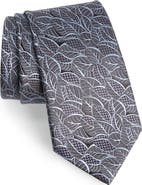 ZEGNA Ermenegildo Zegna Leaf Silk Tie