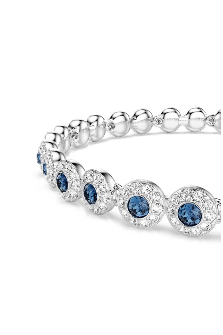 Una Anglelic Tennis Bracelet, Alternate, color, BLUE/ SILVER