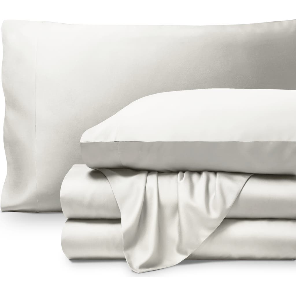 Bare Home Cooling Rayon Sheet Set In Brown