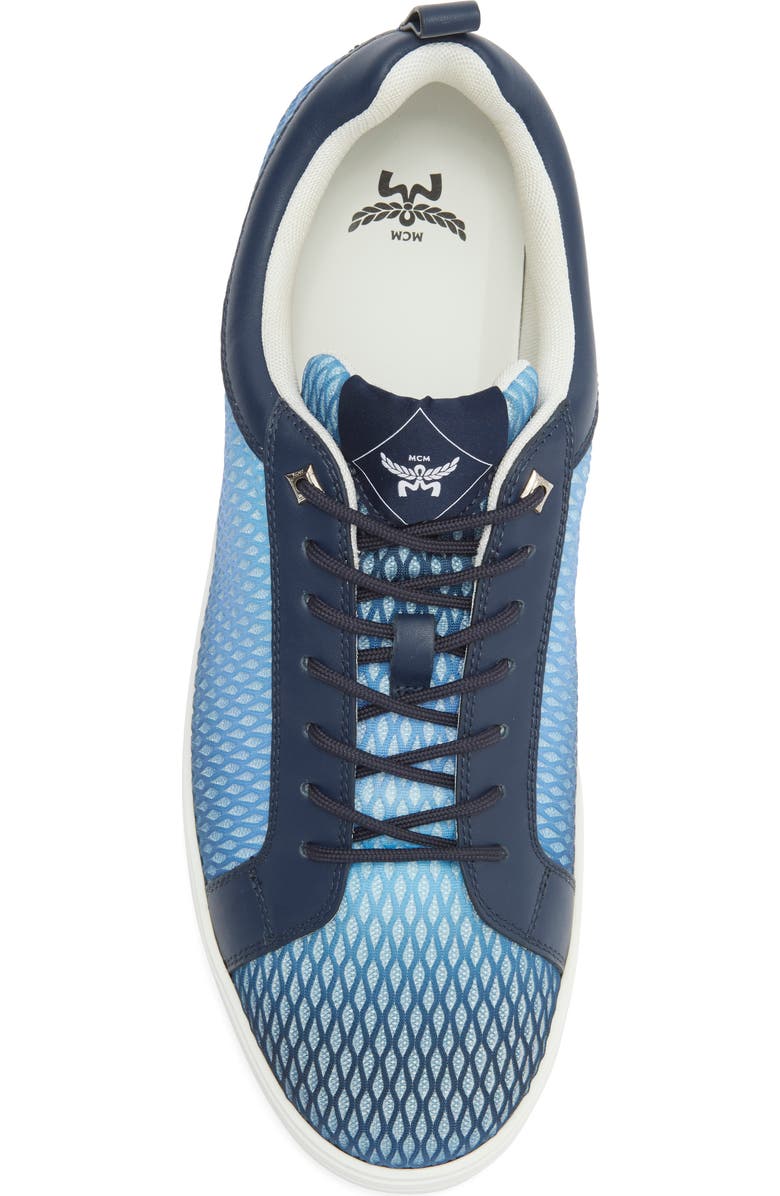 MCM Neo Sneaker, Alternate, color, Surf Blue