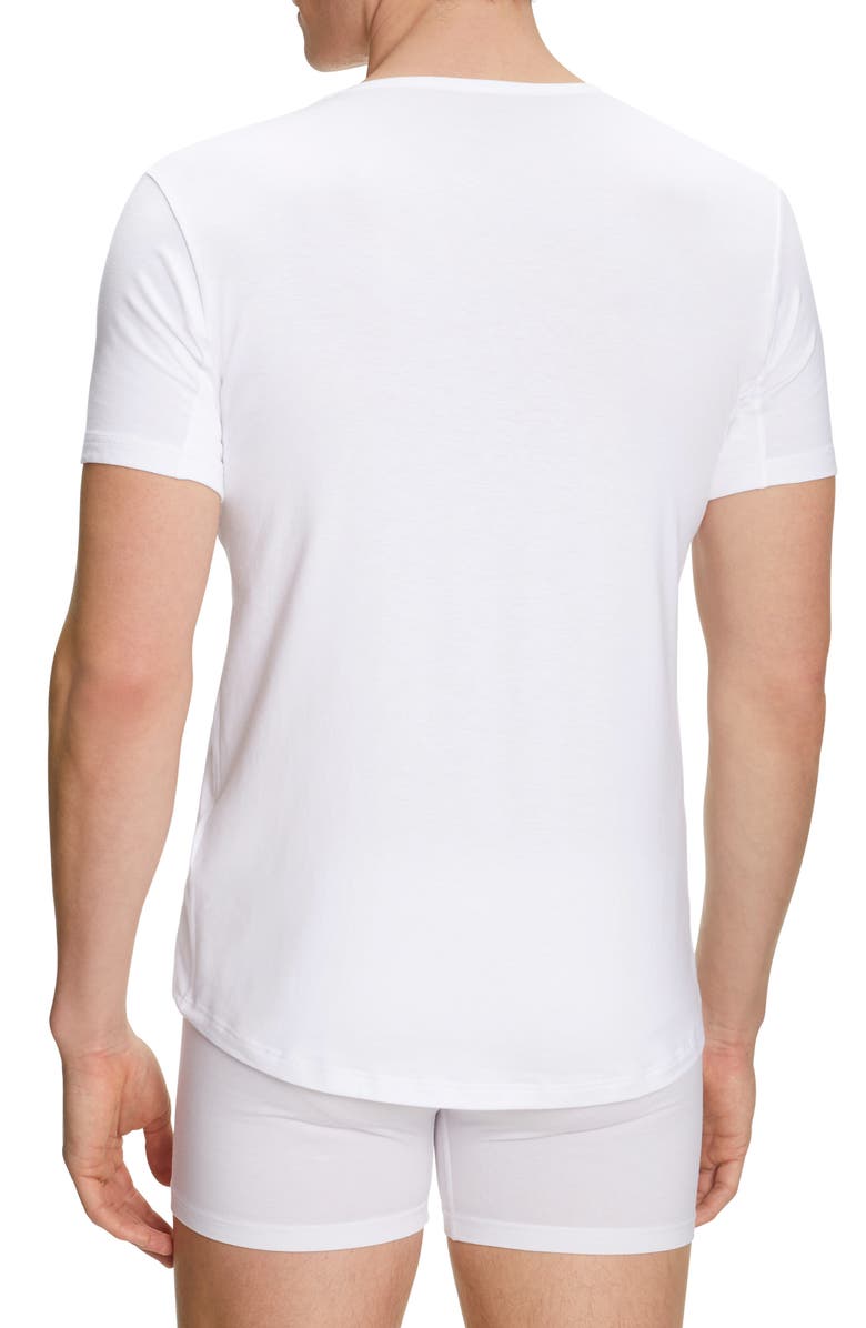Falke Outlast Deep V-Neck T-Shirt, Alternate, color, White