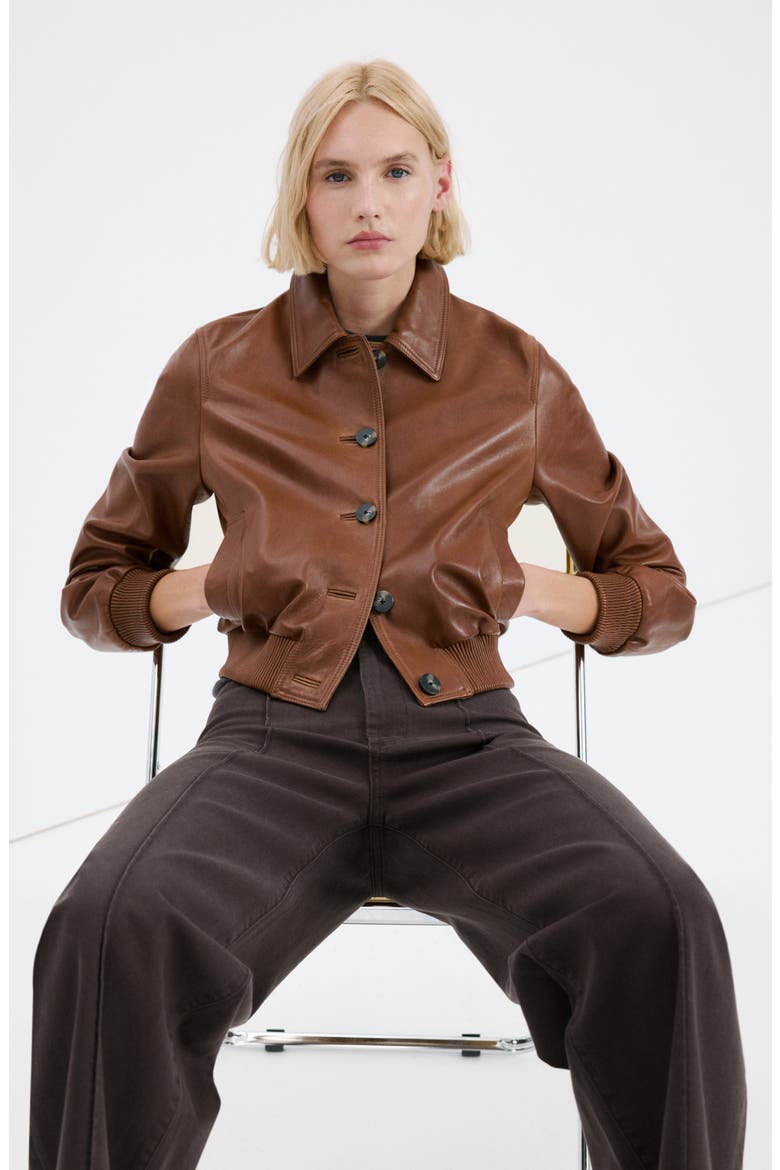 Seamed High Waist Wide Leg Jeans, Alternate, color, CHOCOLATE