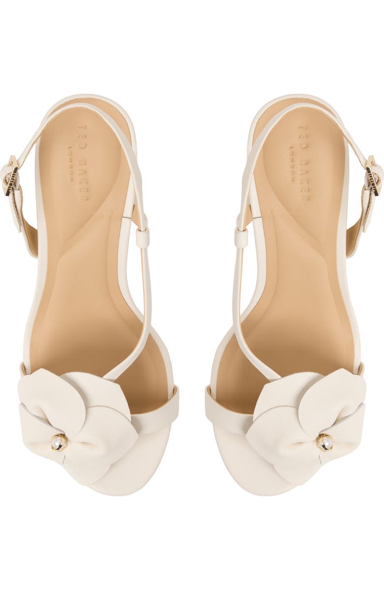 Ted Baker London Juliette Slingback Sandal, Alternate, color, White