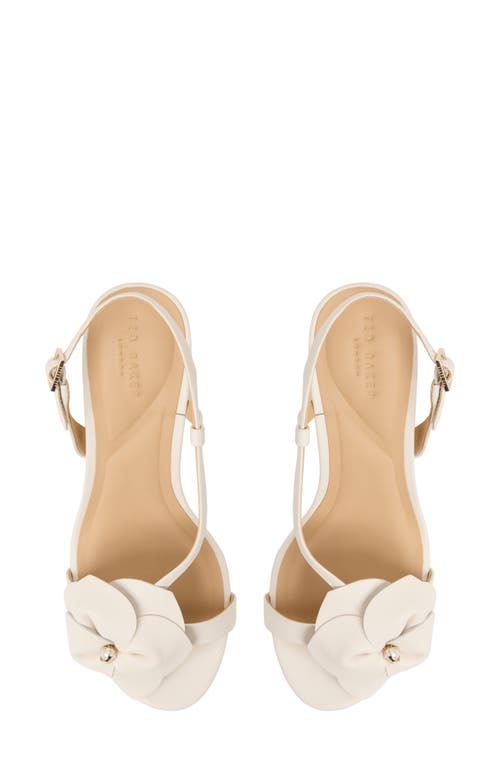 Ted Baker Juliette Slingback Sandal In White