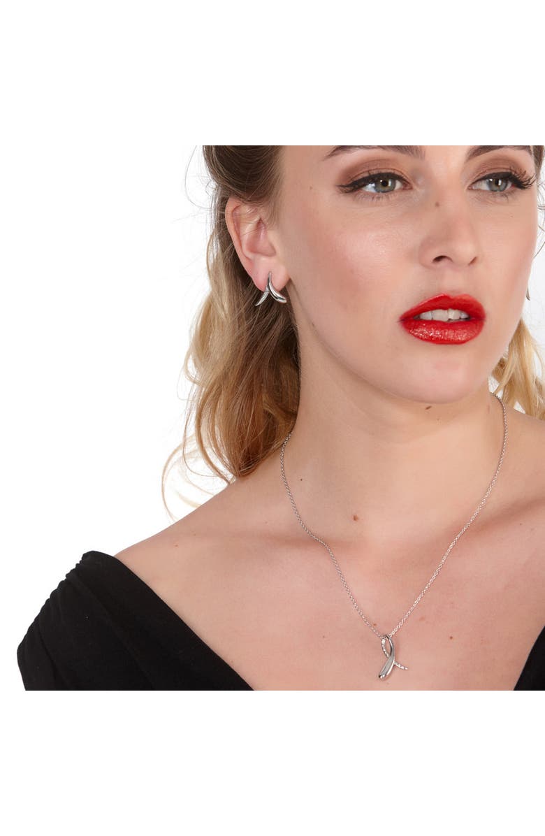 Lucy Quartermaine Sycamore Studs, Alternate, color, Sterling Silver