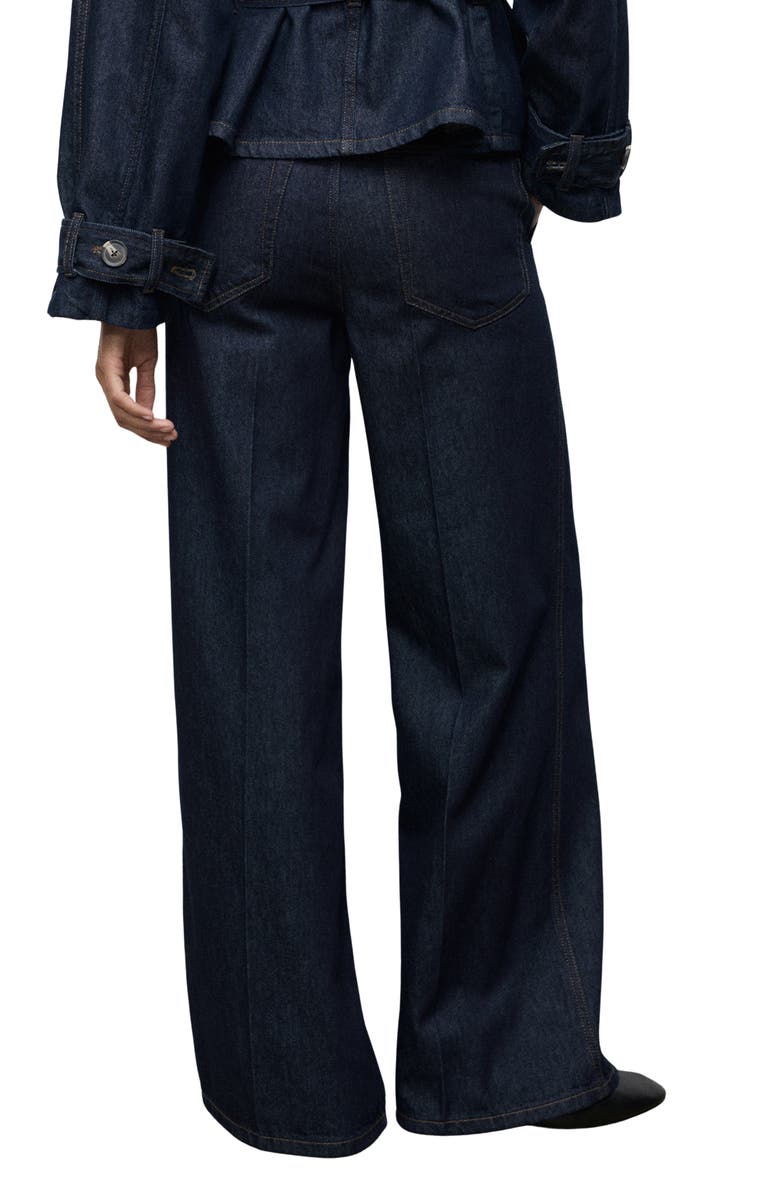 MANGO Wide Leg Trouser Jeans, Alternate, color, Open Blue