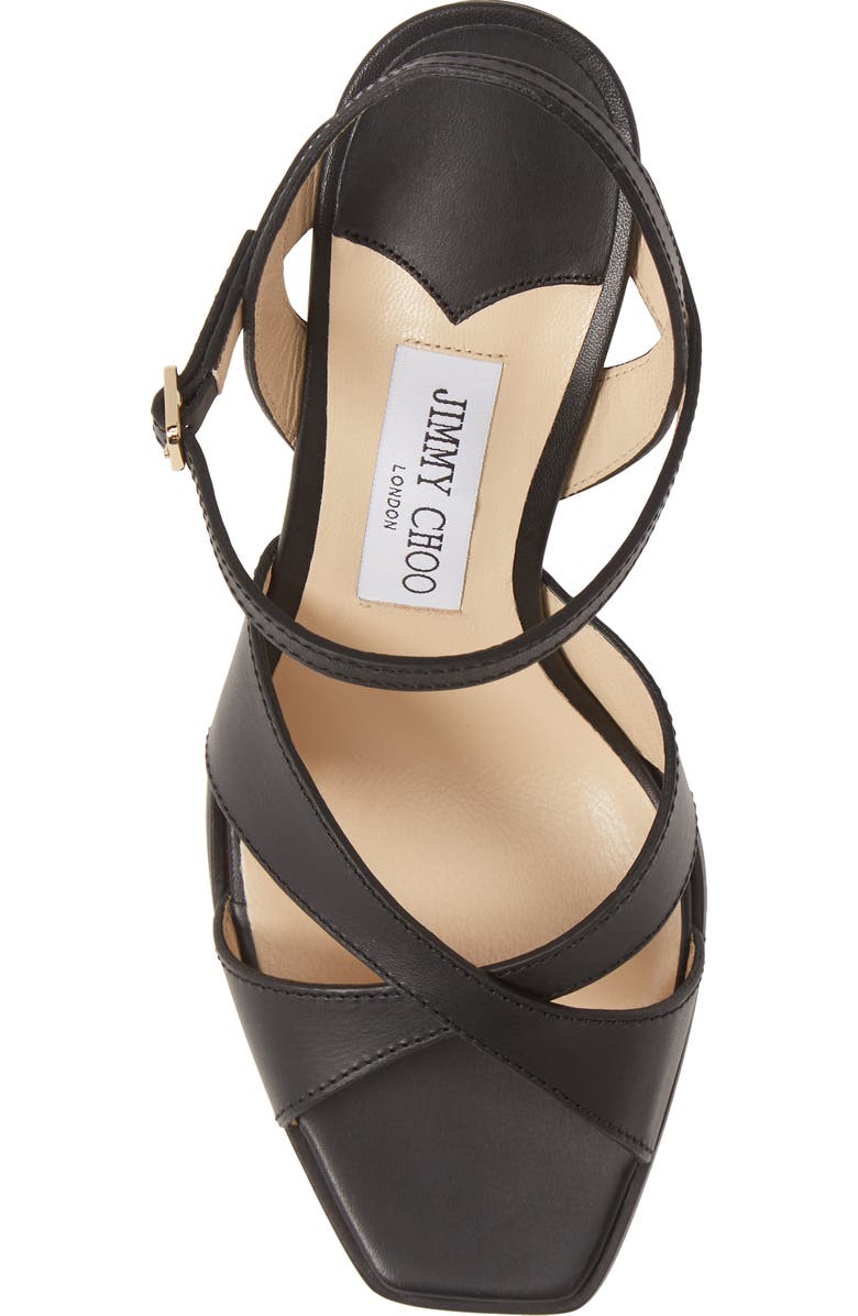 Jimmy Choo Joya Leather Sandal, Alternate, color,