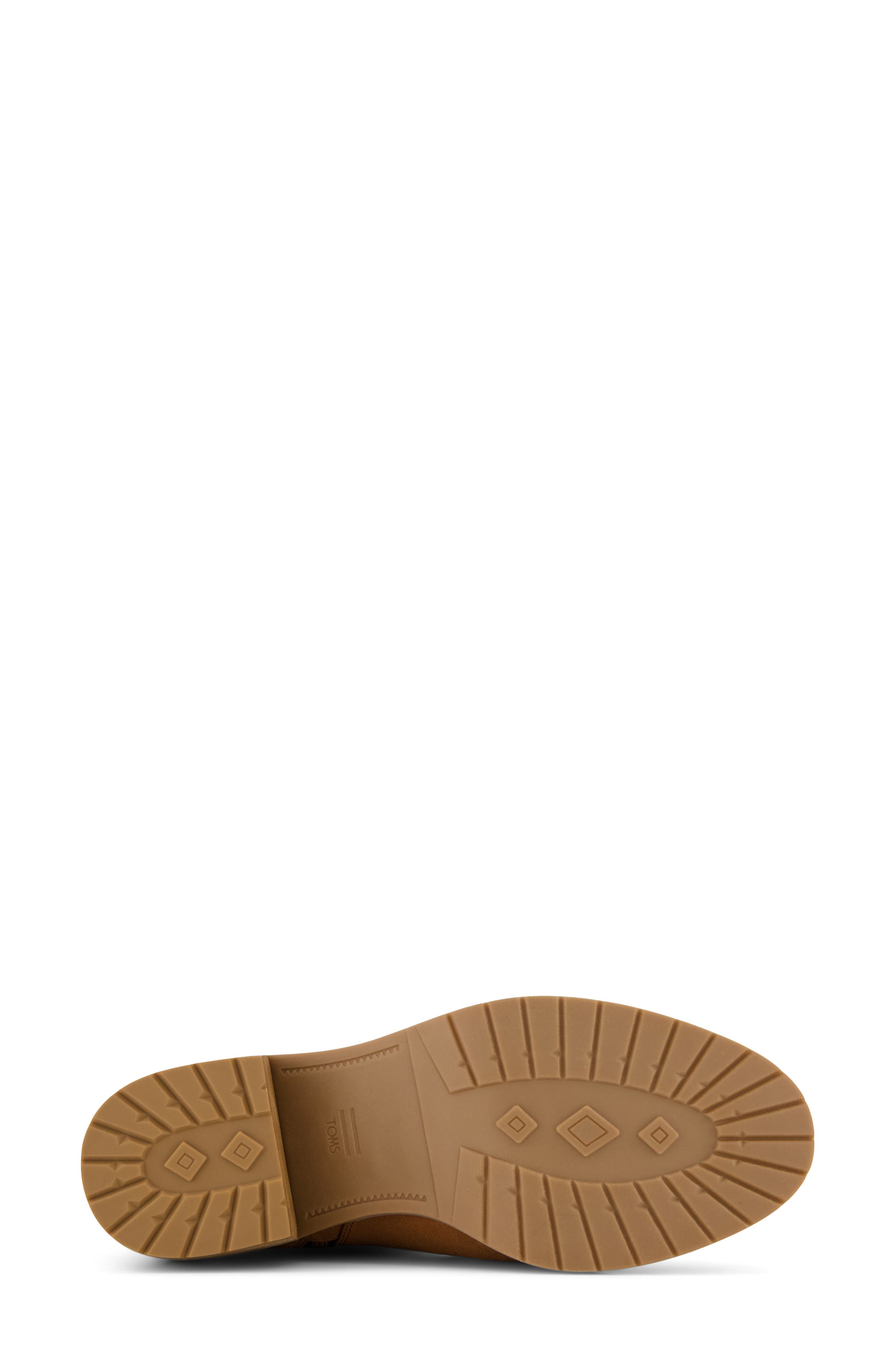 TOMS Hailey Buckle Bootie, Alternate, color, Brown