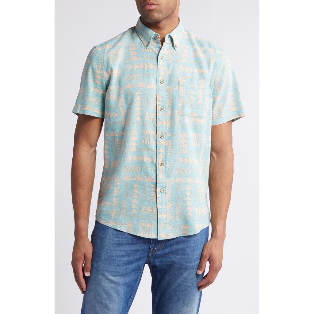 Faherty Breeze Short Sleeve Button-down Shirt