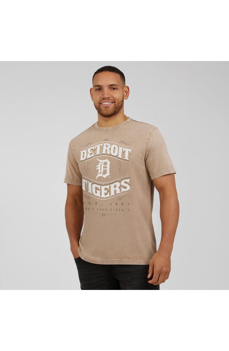 Darius Rucker Collection by Fanatics Men's Darius Rucker Collection by Fanatics Tan Detroit Tigers Sun Faded T-Shirt, Alternate, color, Tan