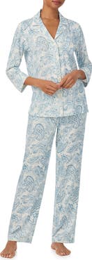 Lauren Ralph Lauren Print Cotton Blend Pajamas