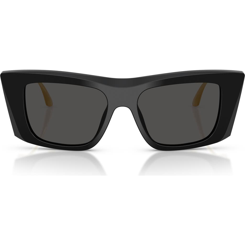 Dolce & Gabbana Dolce&gabbana 51mm Cat Eye Sunglasses In Black