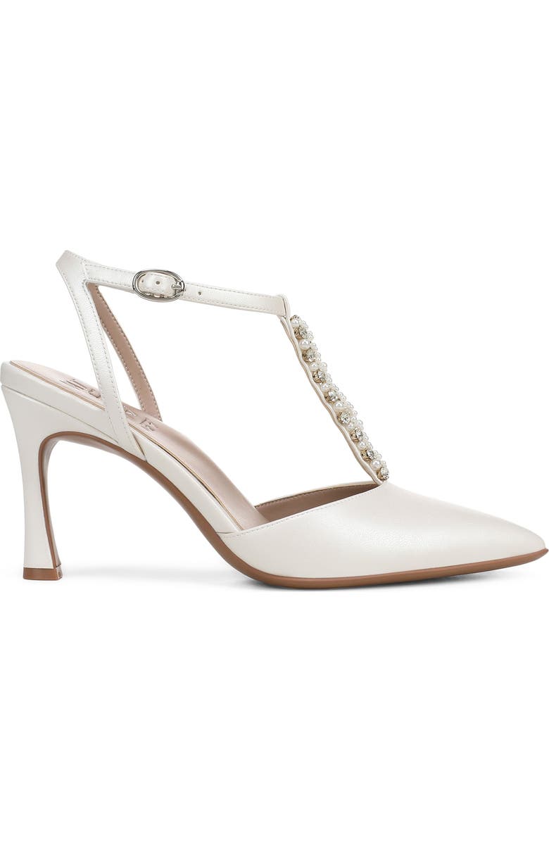 Naturalizer Astrid T-Strap Pump, Alternate, color, Warm White