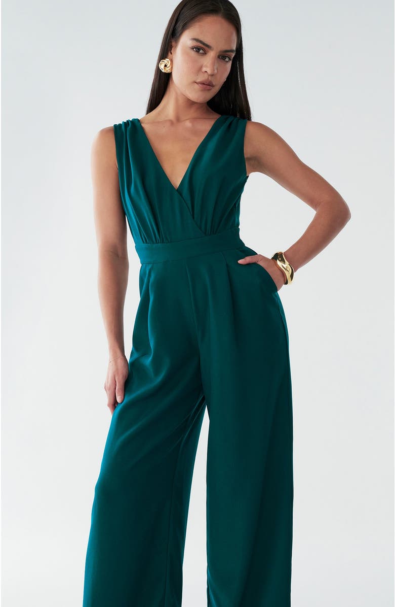 BWLDR Parker Jumpsuit, Alternate, color, Emerald