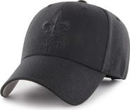 '47 Men's '47 Black New Orleans Saints Tonal MVP Adjustable Hat