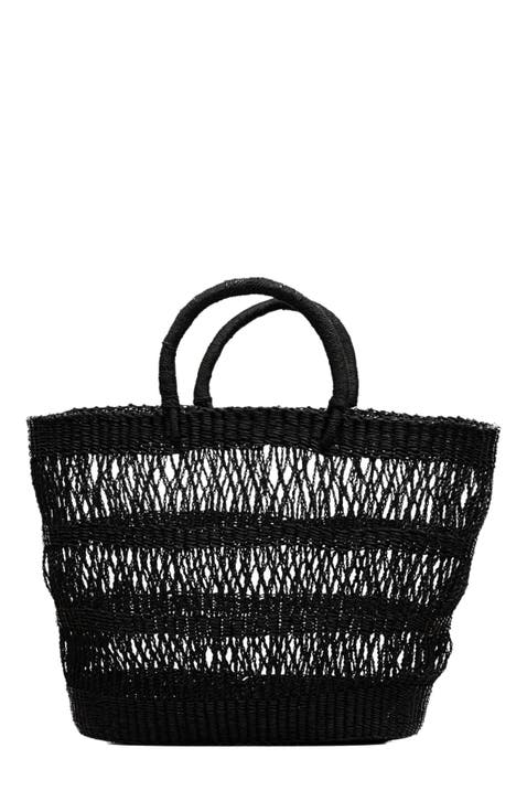 Large Open Weave Bolga Tote