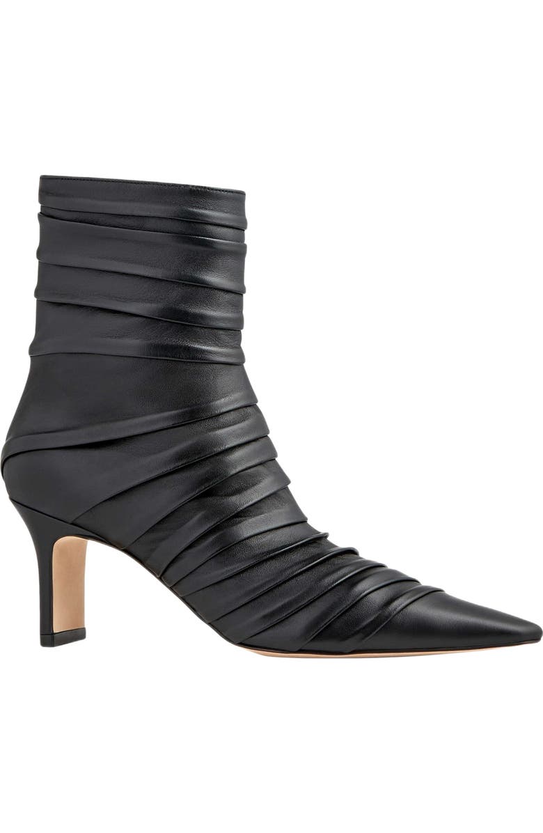 Neil J. Rodgers Plisse Ankle Boot, Alternate, color, Black Nappa