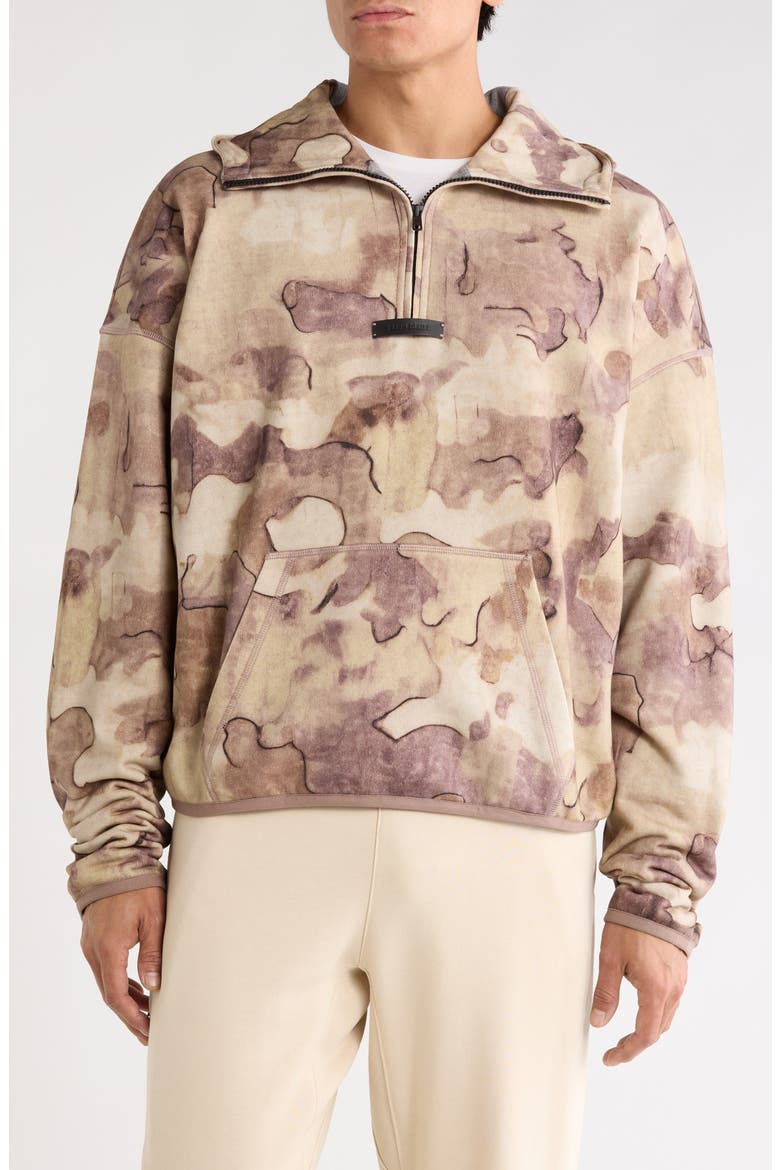 Shuttle Half-Zip Hoodie, Main, color, RIOT CAMO