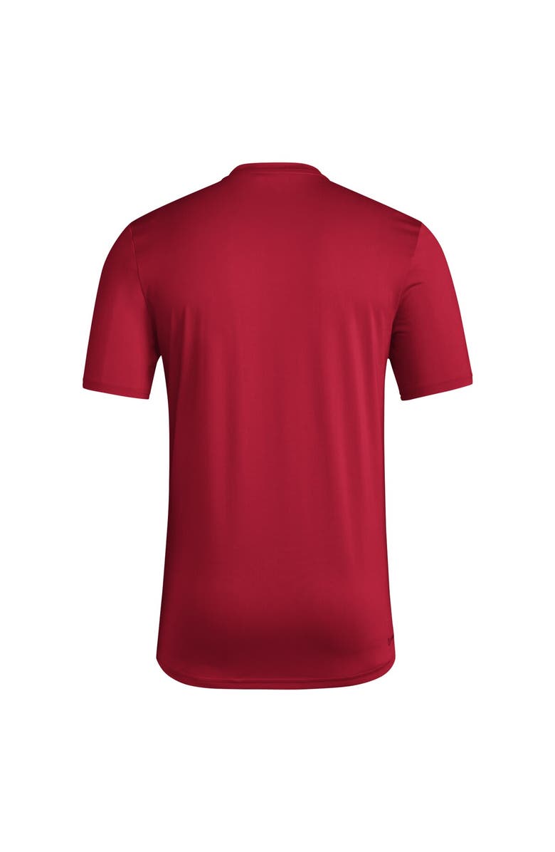 adidas Men's adidas Red New York Red Bulls 2024 Jersey Hook AEROREADY T-Shirt, Alternate, color,