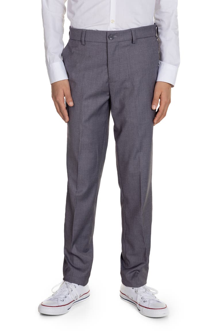 Kids' Grey Two-Piece Suit, Alternate, color, GREY