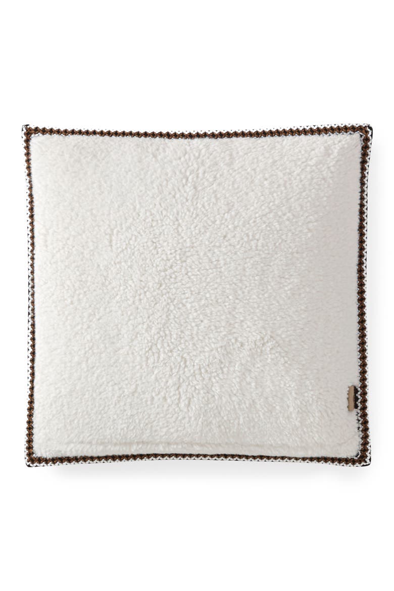 Kirkwood Braid Trim Accent Pillow, Alternate, color, CHESTNUT