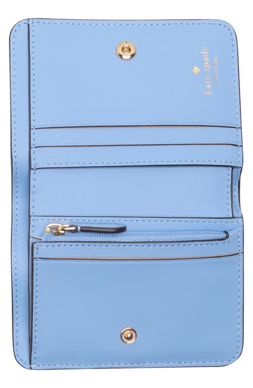Kate Spade New York Madison Saffiano Leather Wallet In Blue