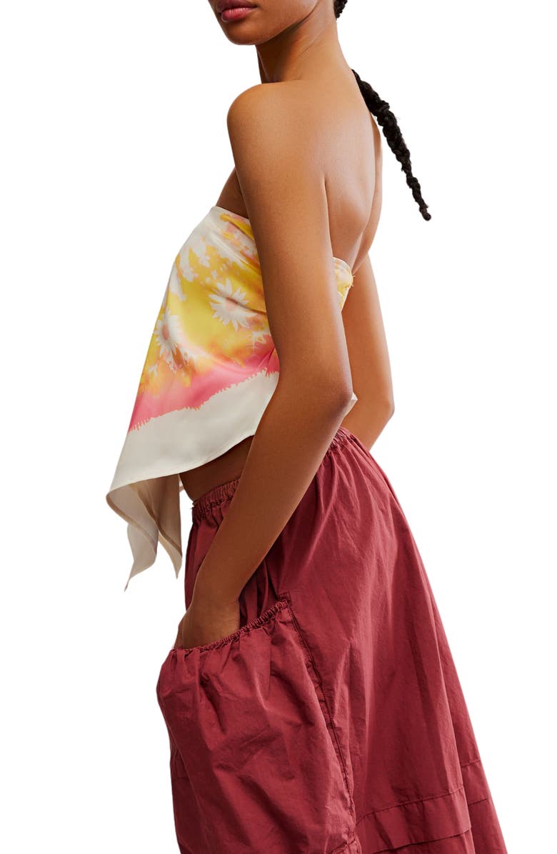 Free People Better Than That Strapless Top, Alternate, color, Ivory Combo