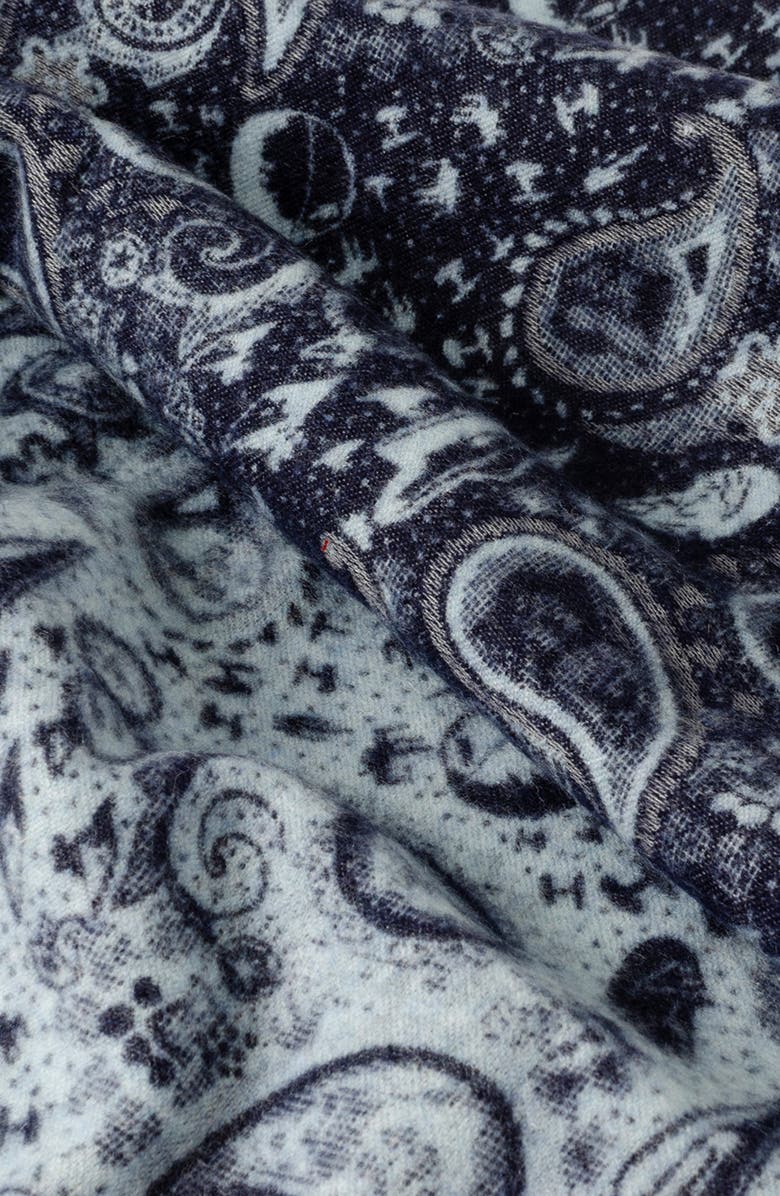 Cufflinks, Inc. Star Wars<sup
™</sup
Darth Vader Paisley Merino Wool Blend Scarf, Alternate, color, Gray