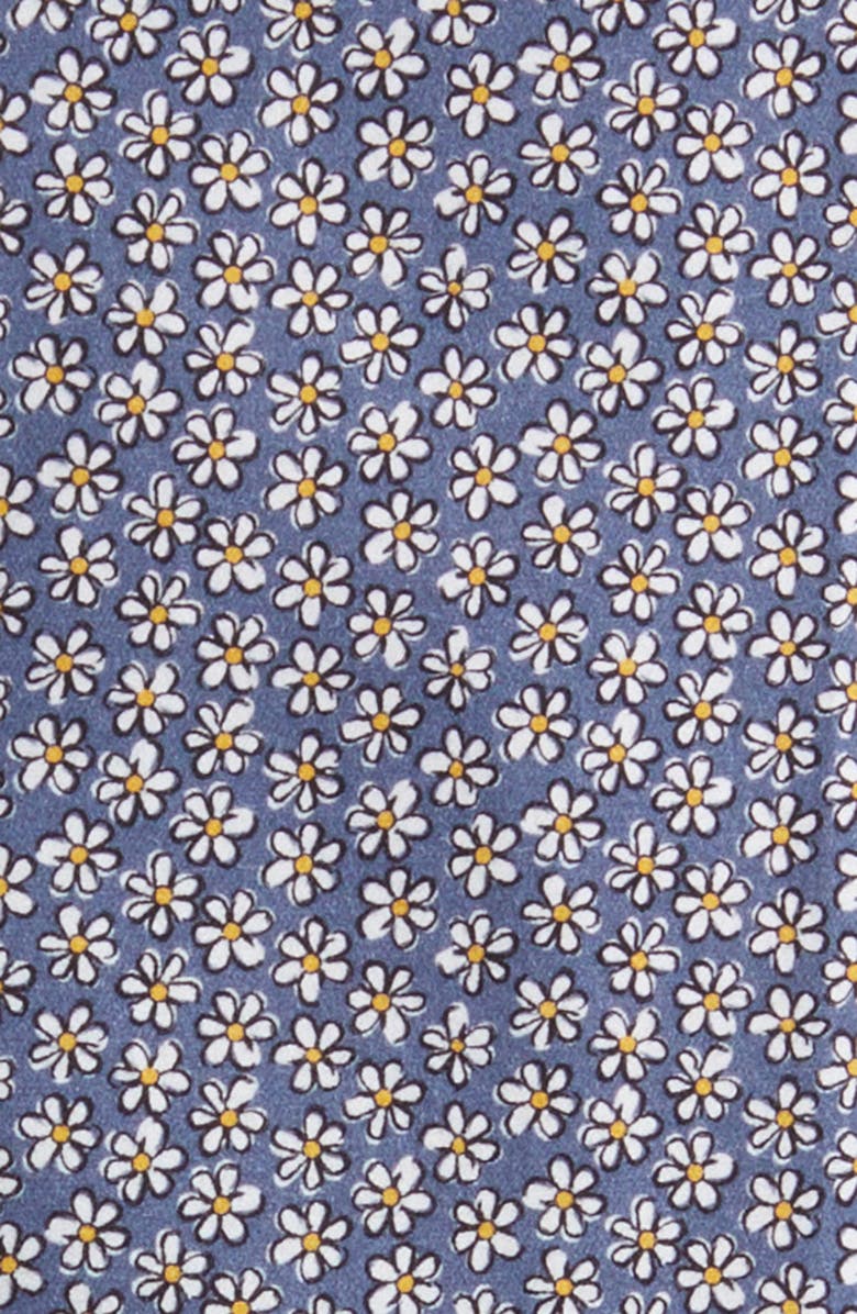 Stone Rose Floral Short Sleeve Stretch Cotton Blend Button-Up Shirt, Alternate, color, 