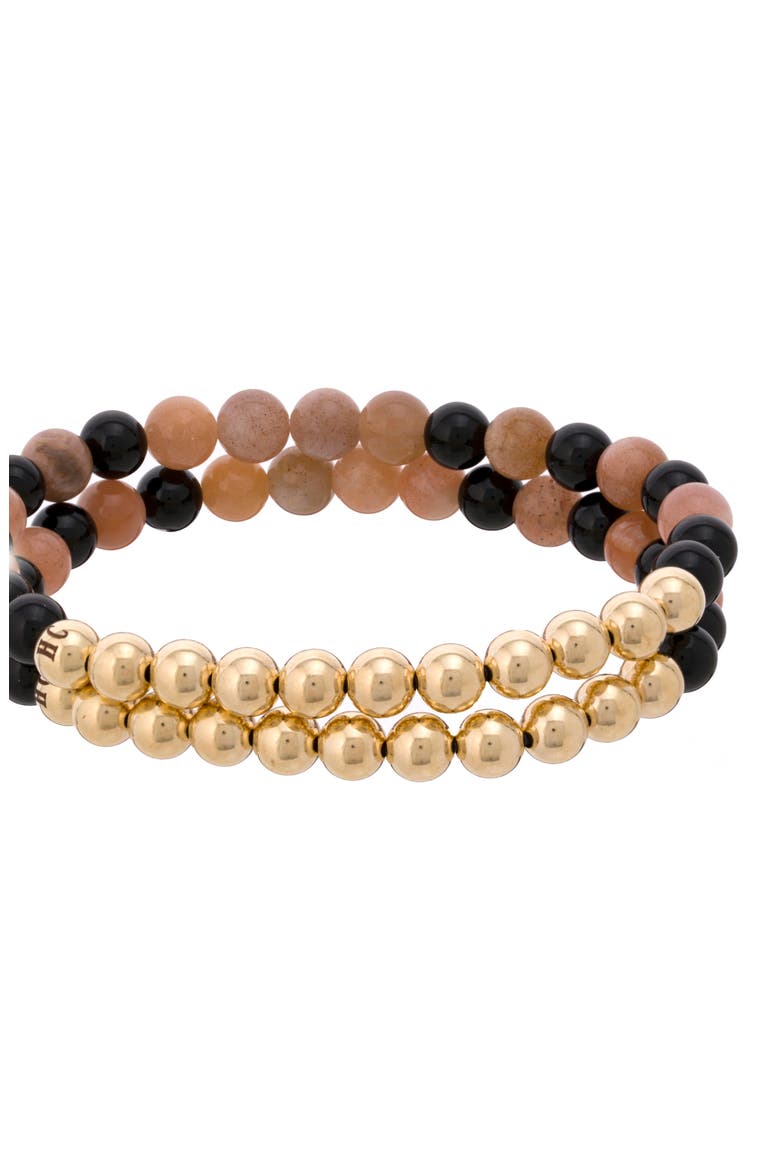 N2 Attract Love Set of 2 Healer's Bracelets, Alternate, color, YELLOW GOLD