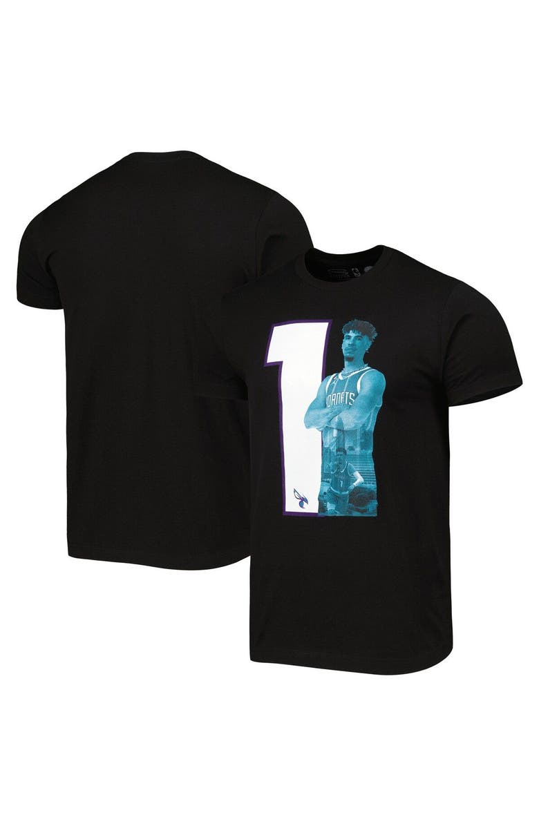 Stadium Essentials Men's Stadium Essentials LaMelo Ball Black Charlotte Hornets Player Metro T-Shirt, Main, color, Black