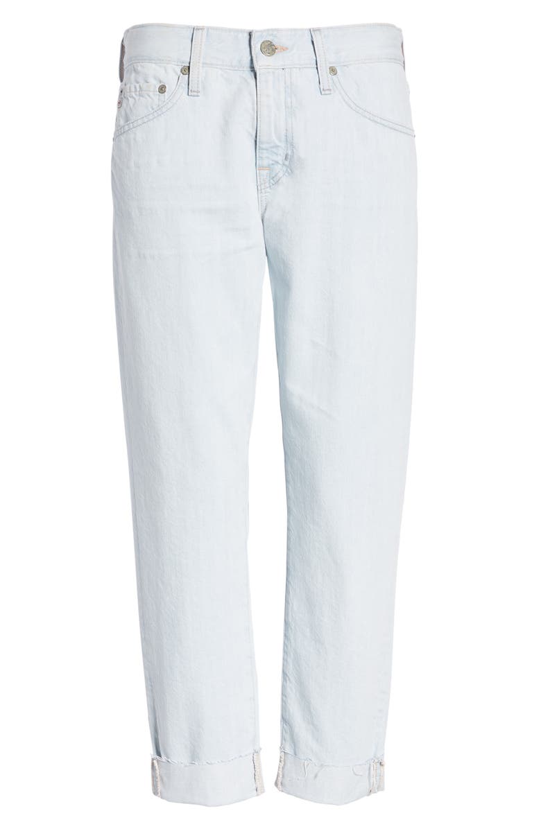 AG The Ex-Boyfriend Ripped Crop Slim Jeans, Alternate, color, 