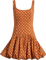 Hutch Sleeveless Drop Waist Bubble Hem Minidress