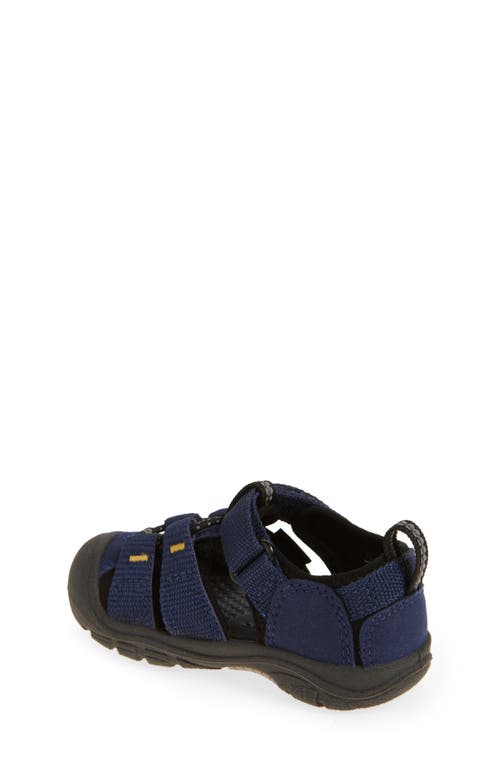 Keen Kids' Newport H2 Sandal In Naval Academy/ Yellow
