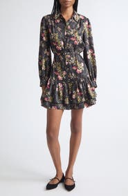 Cinq à Sept Love Letter Emilienne Embellished Floral Minidress