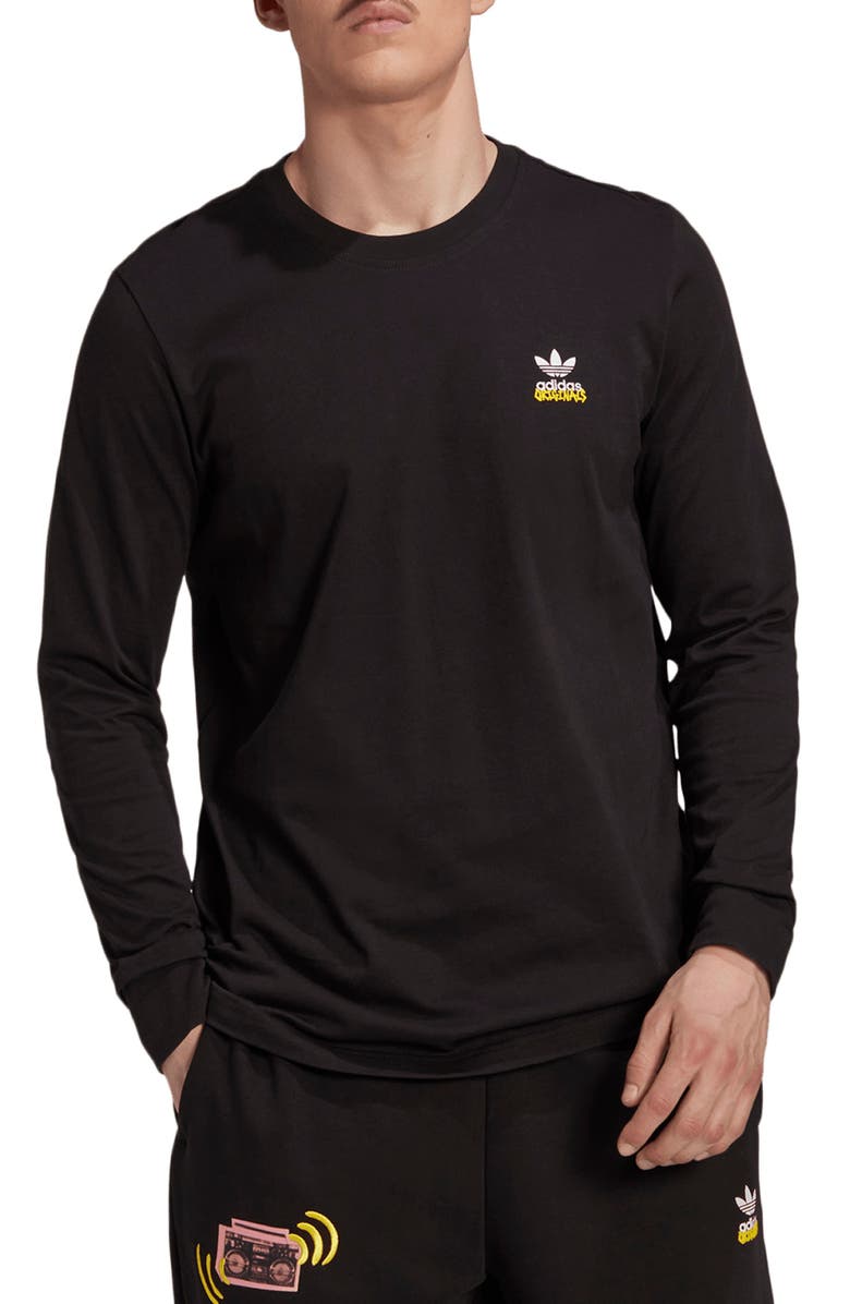 adidas Unite Long Sleeve Graphic Tee, Main, color, 