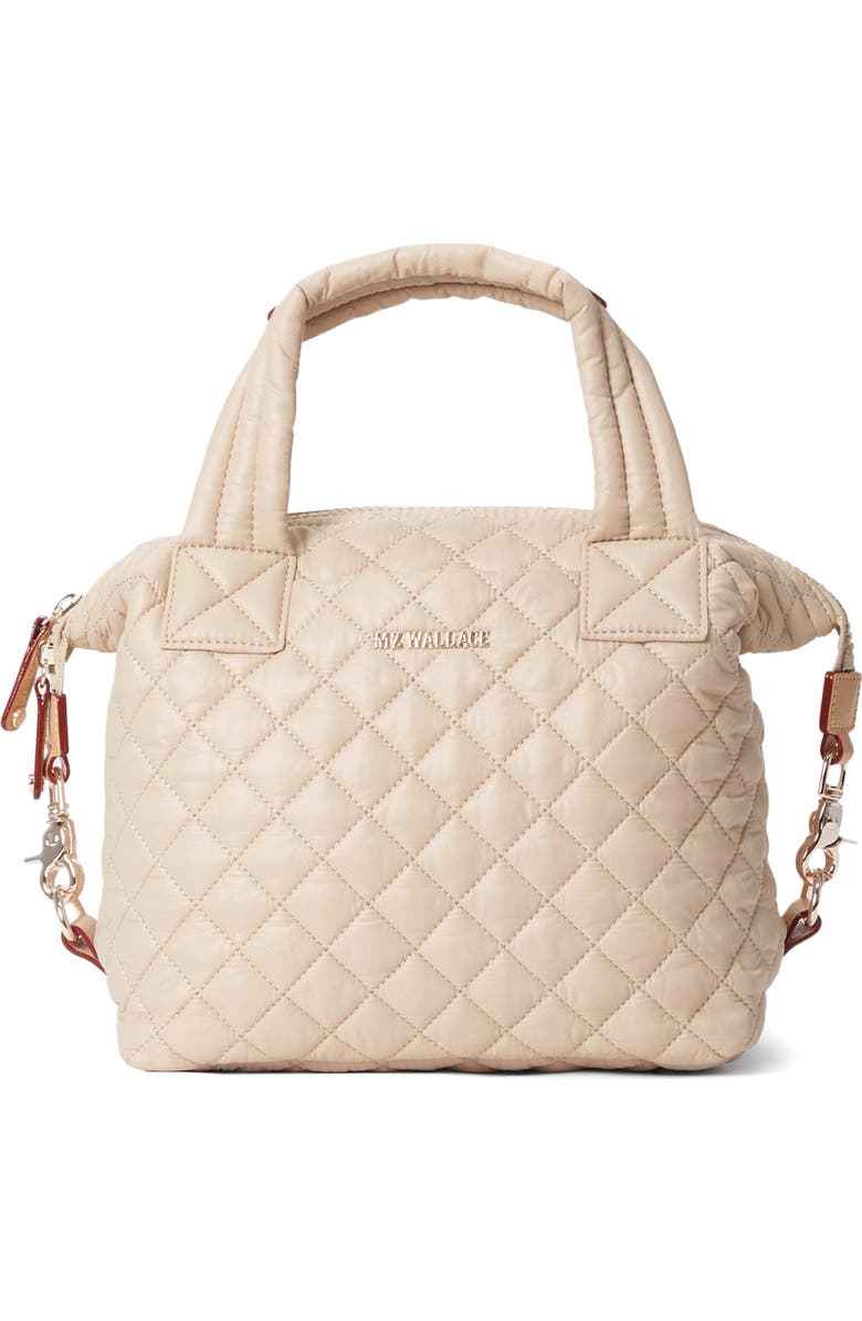 MZ Wallace Small Sutton Deluxe Tote, Main, color, Buff