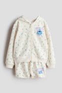 H&M 2-piece Printed Sweatshirt Set