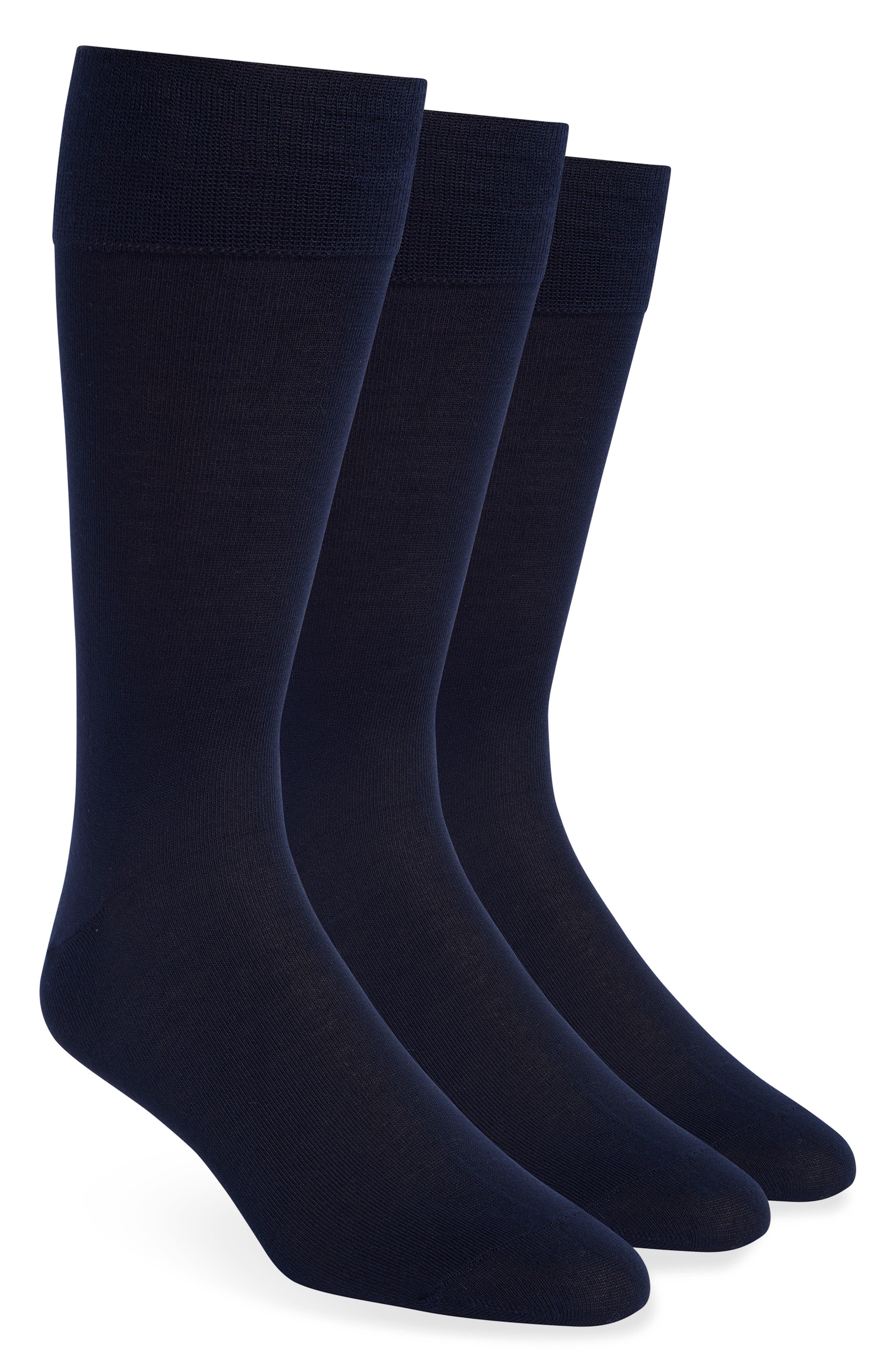 Lorenzo Uomo 3-Pack Crew Socks
