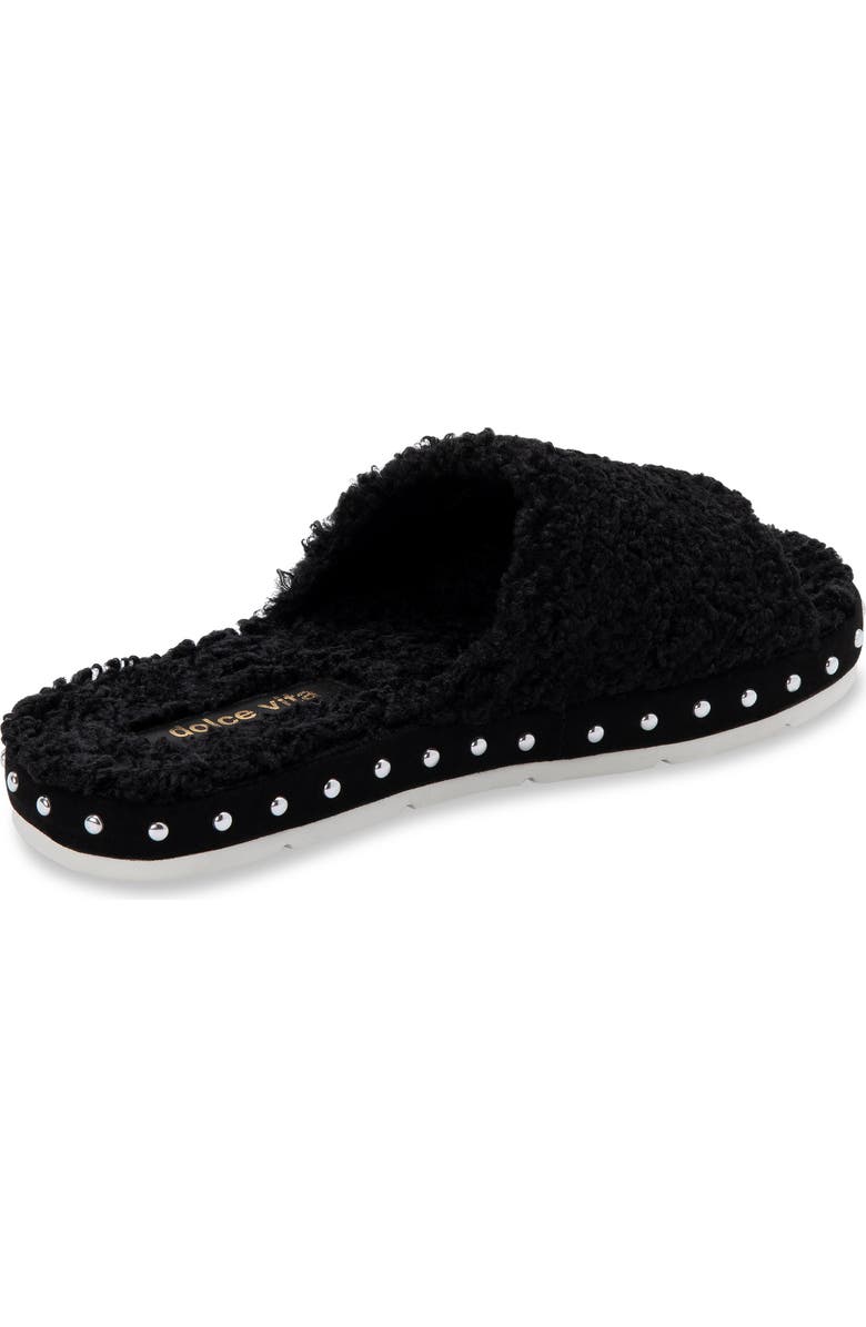 Dolce Vita Faux Fur Platform Slide Slipper, Alternate, color,